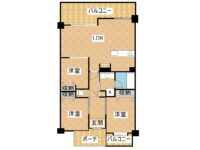 賃貸 コーラルベイ石垣島弐番館 2階 間取り図