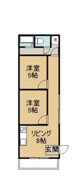 石垣大川ビル 101 間取り図