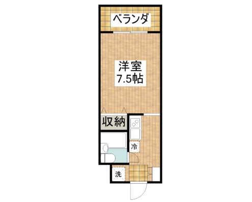 サザンリッチ先嶋 301 間取り図