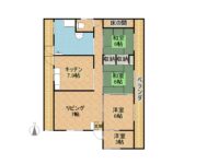 賃貸 登野城M様邸 2階 間取り図