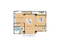 賃貸 桃原邸 1階 間取り図