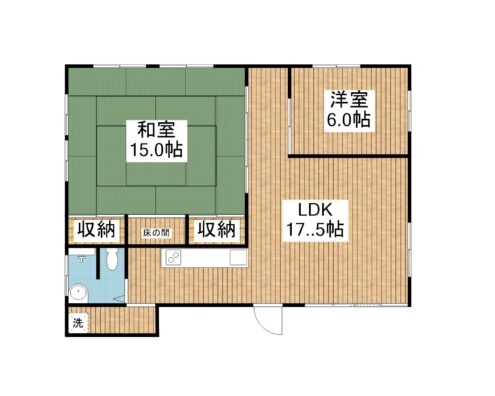 八島町Y様住宅 間取り図