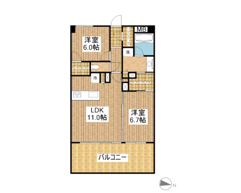 ザ・ファインレジデンス石垣島 406 間取り図