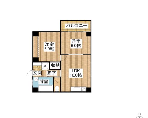 グランマンション明央 203 間取り図