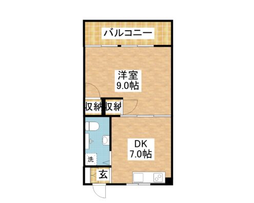 Mansion TAKEHAⅠ Ⅰ-305 間取り図