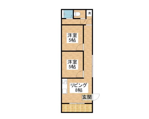 石垣大川ビル 102 間取り図