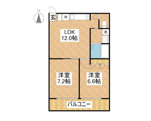 CORAL VISTA 209 間取り図