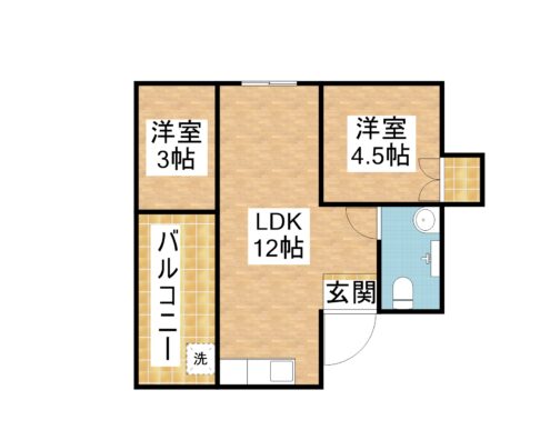 浜崎ヒルズ 303 間取り図