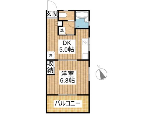 ディアコート 403 間取り図